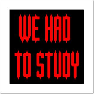 Horror: We Had To Study Posters and Art